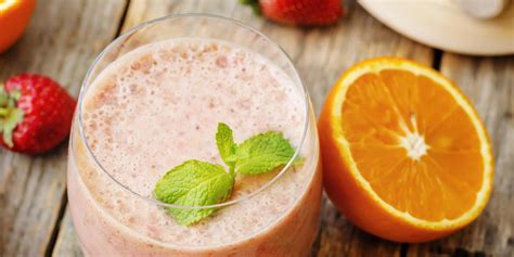Strawberry Orange Smoothie Recipe Zero Calorie Sweetener And Sugar