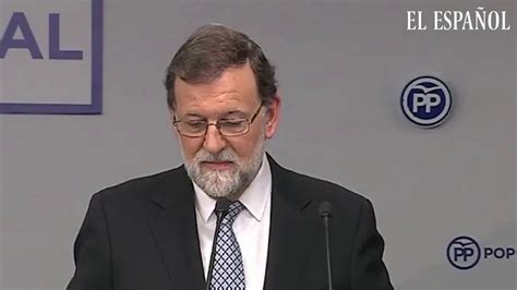 Mariano Rajoy Deja La Presidencia Del Partido Popular Youtube