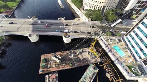 Riverwalk Construction Downtown Tampa Youtube