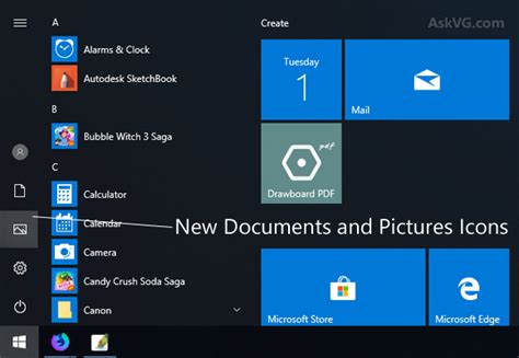 Windows 10 Bug Settings Page To Add Remove Icons In Left Side