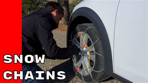 Fun snowflake chains, great for decorating windows or walls! How To Install Snow Chains - YouTube