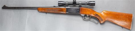 Lot Savage Model 99c Lever Action Rifle With Scope