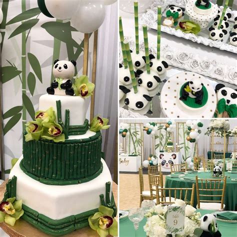 Panda Baby Shower Party Ideas Photo 2 Of 13 Panda Baby Shower Cake