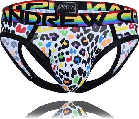 Andrew Christian Pride Animal Party Bubble Butt Jock 91475 Maat Xl