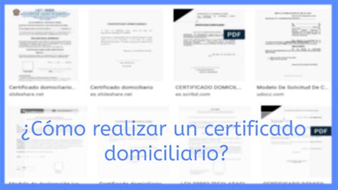 Cómo Hacer Un Certificado Domiciliario En Perú 【 Nuevo