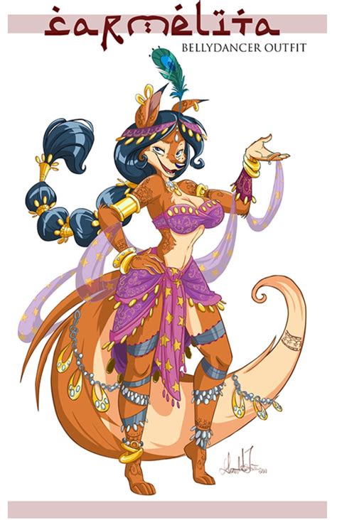 Carmelita Fox Belly Dance By Sly Cooper Furry Art Furry Drawing