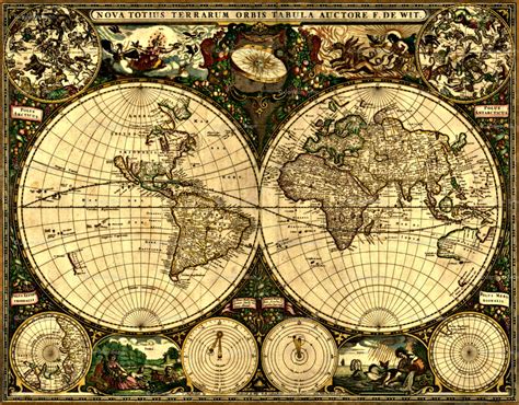 Old World Map Desktop Wallpaper Wallpapersafari