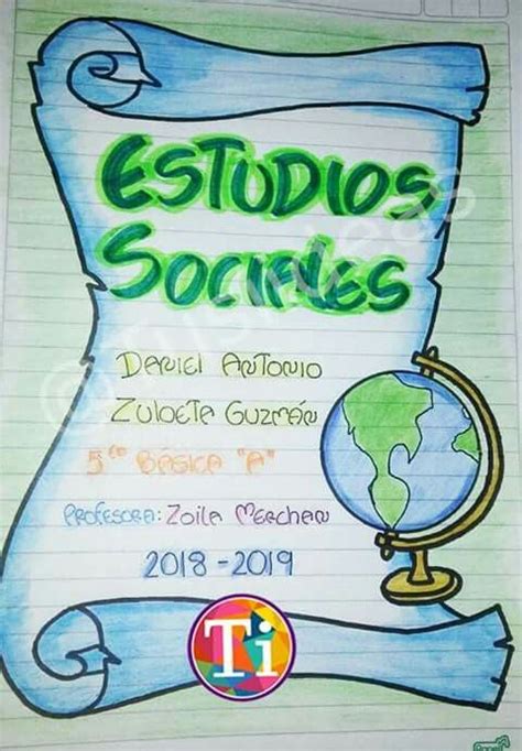Caratulas De Estudios Sociales Portadas De Cuadernos