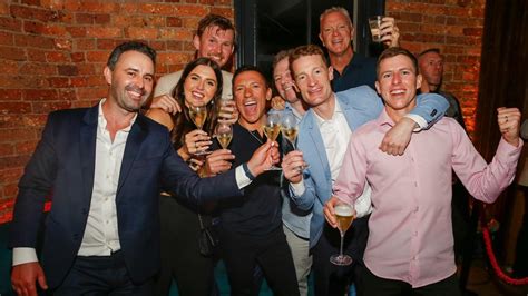 Melbourne Cup Jockey Mark Zahra Celebrates At The Osborne In South