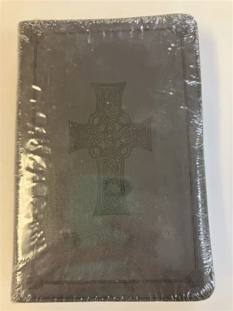 Holy Bible Esv Compact Exclusive Edition Black Titanium Celtic Cross