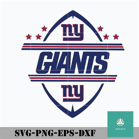 Giants Football Logo Svg New York Giants Svg By Zonestore On Zibbet