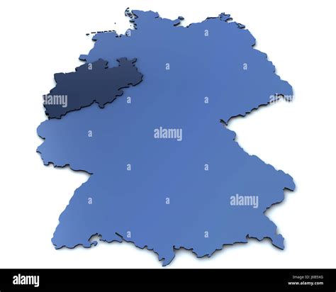 Europe Card German Germany German Federal Republic Atlas Map Of The