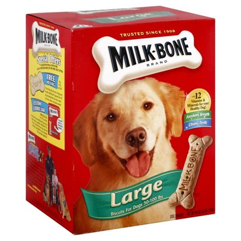 They are easily the most popular dog treat on the market. Milk-Bone Dog Biscuits Original for Large Dogs