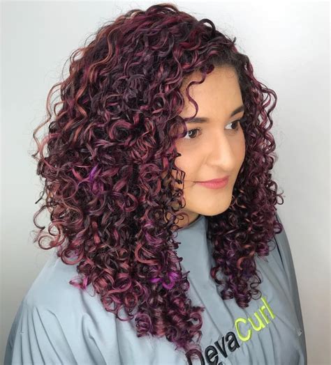 Sexy Purple Curly Hairstyles Human Hair Exim
