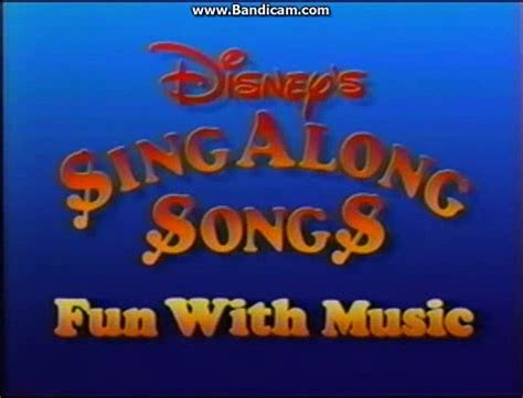 Disney Sing Along Songs Fun With Music Disney Wiki Fandom