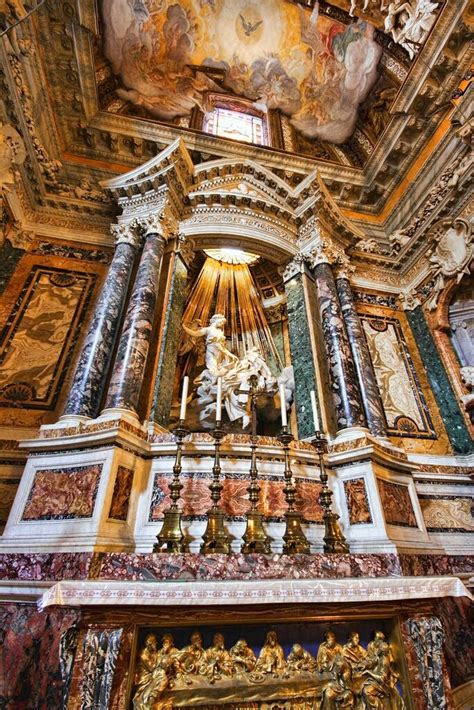 Cappella Cornaro In Santa Maria Della Vittoria 1644 1651 Italien