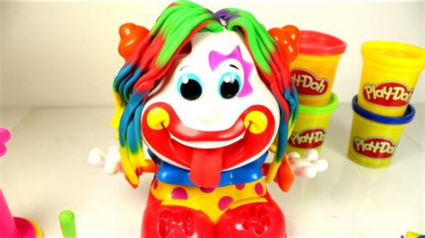 Funny Clown Set From Play Doh Youtube