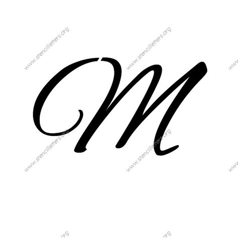 Uppercase M Cursive Download Printable Cursive Alphabet Free