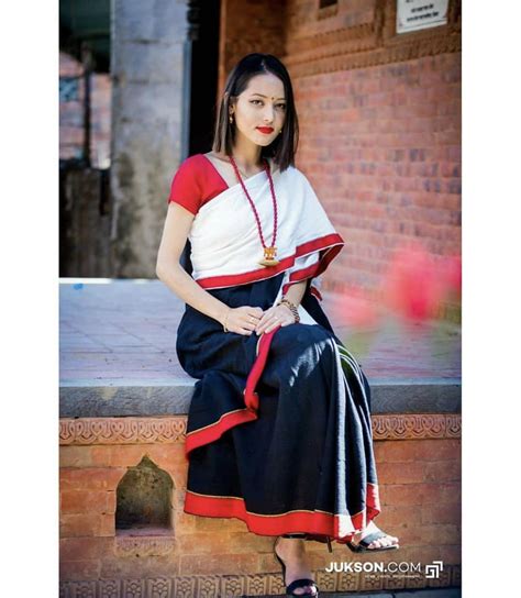 Cool Girl Pictures Traditional Dresses Nepal High Waisted Skirt