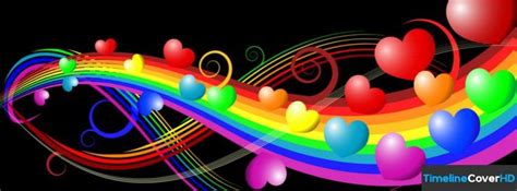 Rainbow Love Facebook Timeline Cover Hd Facebook Covers Timeline