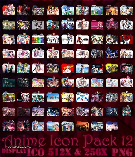 Anime Icon Pack 12 By Reyhan06 On Deviantart