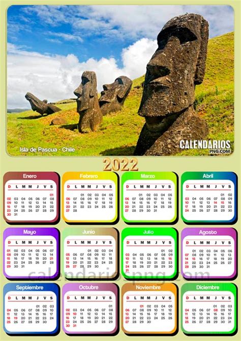 Calendario 2022 Chile Con D 237 As Festivos Para Imprimir