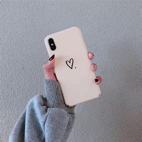 Love Heart Case For Iphone Iphone Cases Phone Case Design Cute