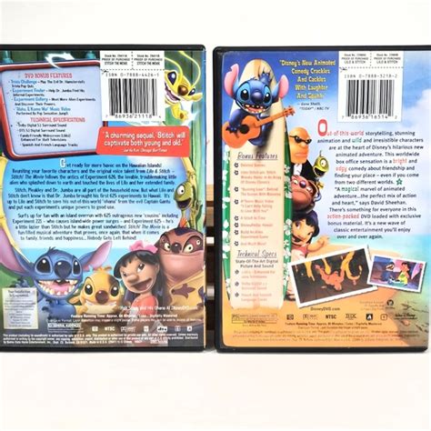 Disney Media 2 Disney Dvds Stitch The Movie Lilo Stitch Movies