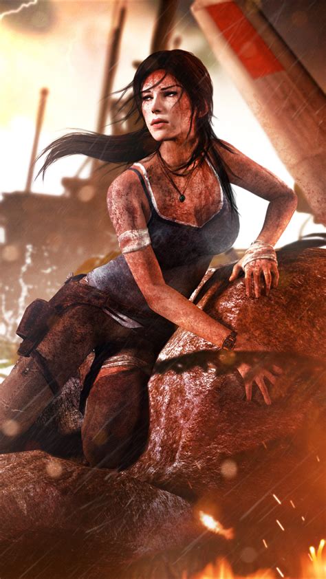 1440x2560 Lara Croft 4K Tomb Raider Samsung Galaxy S6,S7,Google Pixel ...