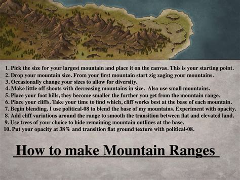 How To Make Mountain Ranges Guide Inkarnate Create Fantasy Maps Online