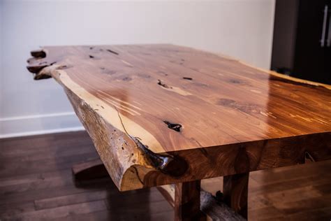 Kiln dried cedar wood slabs start at $4.12 a board foot. Cedar Slab Table — Vale Lorin Bruck Design