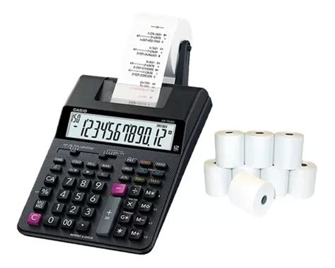 Calculadora Impresora Casio Hr Rc Rollos Papel Env O Gratis