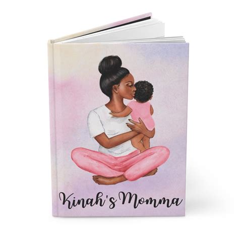 Personalized Girl Mom Hardcover Journal Mothers Day Etsy