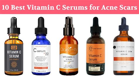 10 Best Vitamin C Serum For Acne Scars For Pimple Marks Age Spots