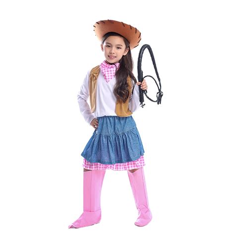 Costumes Child Cowgirl Sweetie Costume Wild West Fancy Dress Outfit Hat