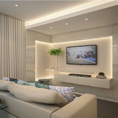 115 Salas De Tv Decoradas Com Fotos Para Te Inspirar Living Room Decor