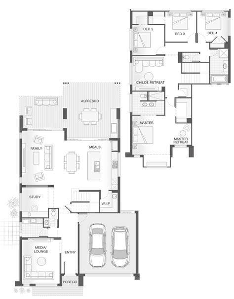 The Richmond Double Storey Home Design Floor Plan On Display At