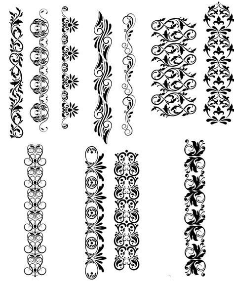 Vector Ornament Elements Ornate Set Free Download