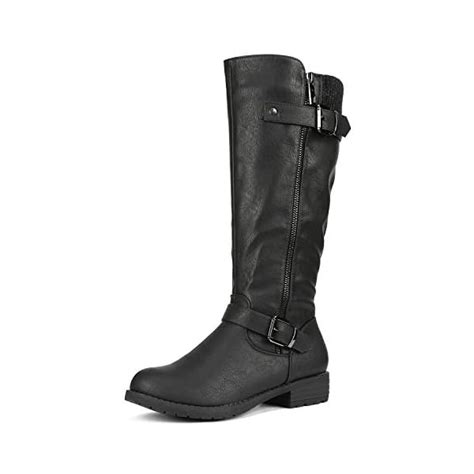 Dream Pairs Womens Side Zipper Knee High Riding Boots Pretty Boots And Shoes