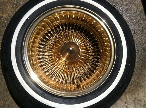 All Gold 100 Spokes Real Daytons Lowrider Forums