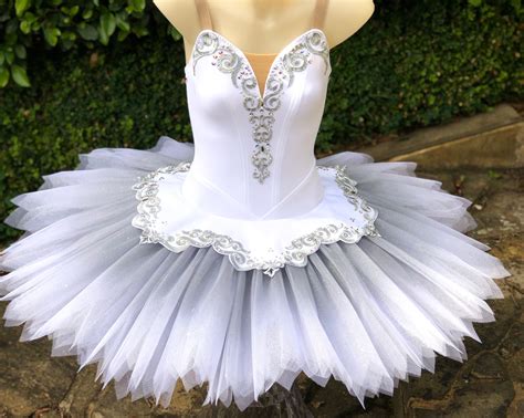 White And Silver Classical Ballet Tutu Koz I Love Tutus Classical Ballet Tutu Tutu Costumes