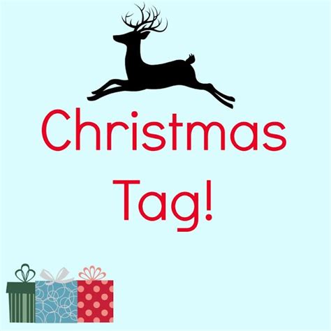 Blogmas Day 7 The Christmas Tag Christmas Tag Christmas Tags
