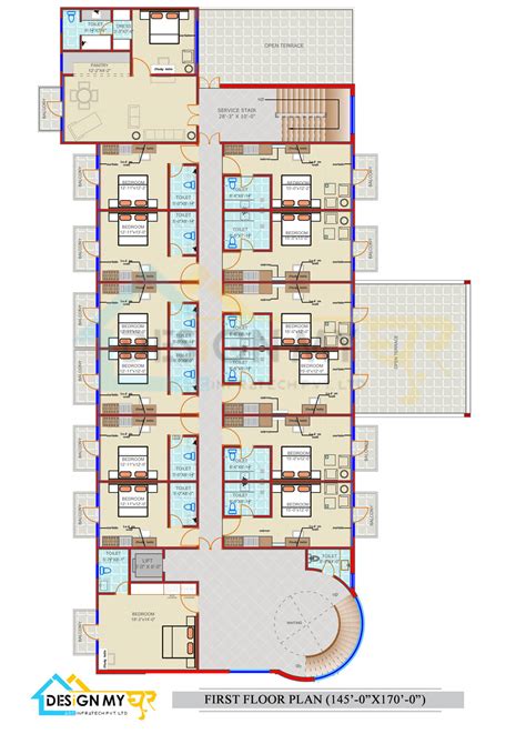 Floor Plan Of Hotel