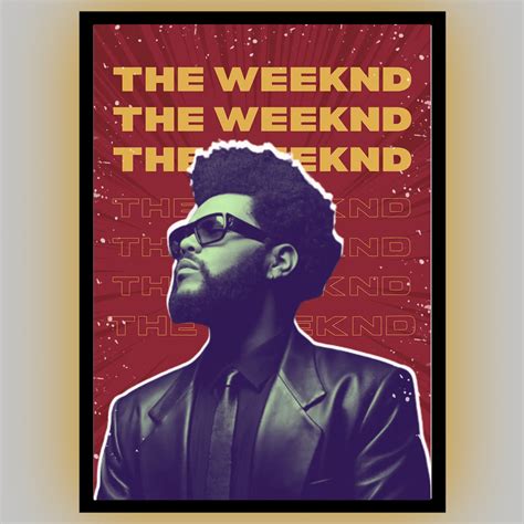 The Weeknd Poster For Music Lovers