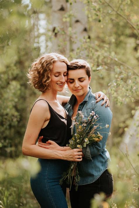 Colorado Feminist Photo Vaycay Lgbtq Styled Engagement Shoots Lesbian Engagement Photos