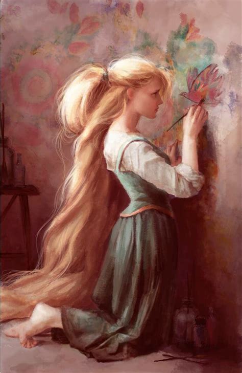 Rapunzel Painting By Claire Keane Inspiration For Room Tangled