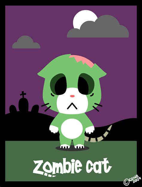 Zombie Cat By Gen8 On Deviantart