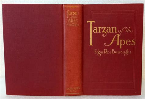 Tarzan Of The Apes By Edgar Rice Burroughs Fine Hardcover 1914 1st Edition Sf And F Books