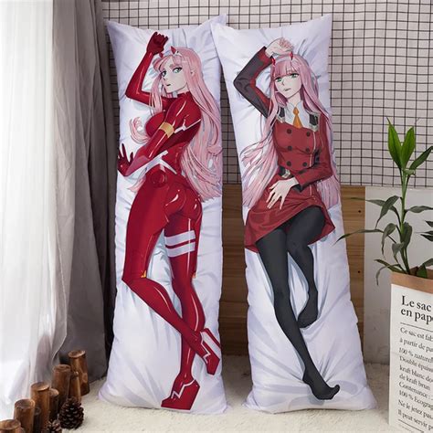 Anime Sexy Girl In The Franxx Zero Two Anime Body Pillow Dakimakura Cover Sexy Girl Bedding