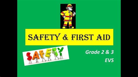 Safety And First Aid Grade 3 Science Chapter Explanation Youtube